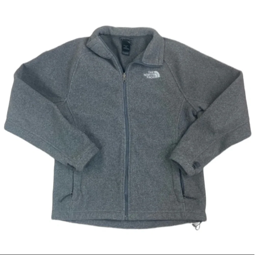TNF the north face mens gray full zip jacket . Size Small - Picture 1 of 7
